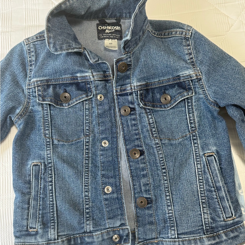 OshKosh B'gosh Blue Jean Jacket Classic Denim Style